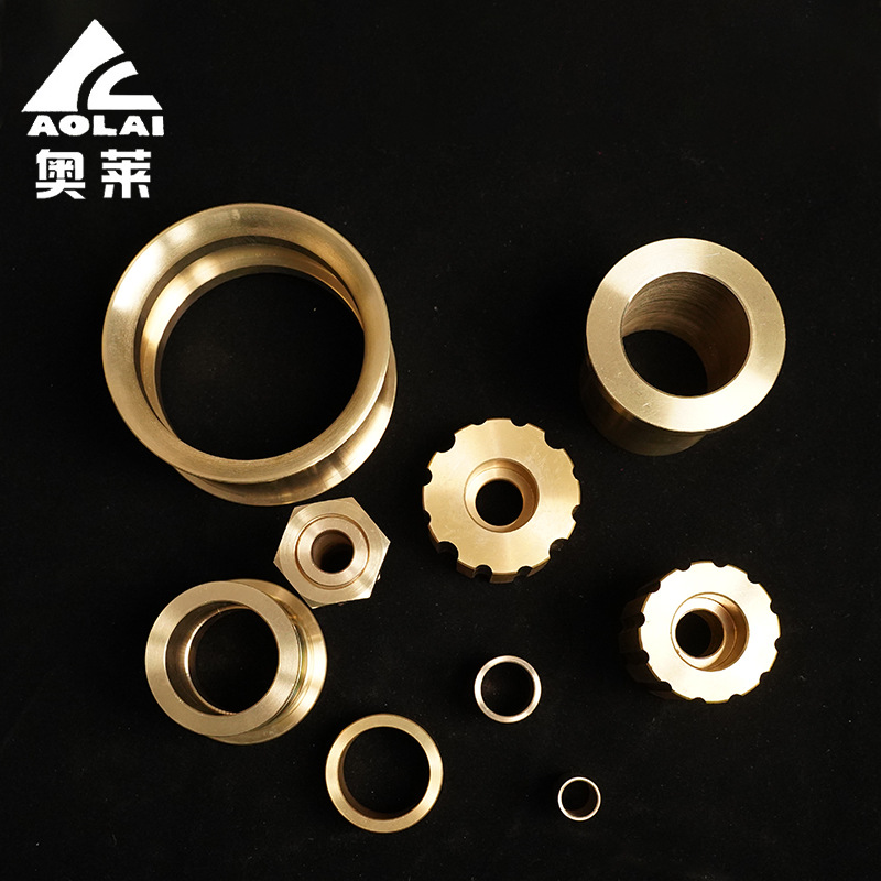 厂家批发供应 各规格大型法兰铜套 破碎机自润滑铜套青铜套