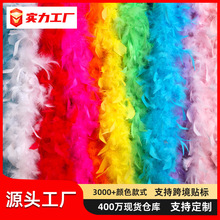 跨境羽毛条加厚火片毛条婚庆节日工艺品围巾舞台演出diy装饰材料