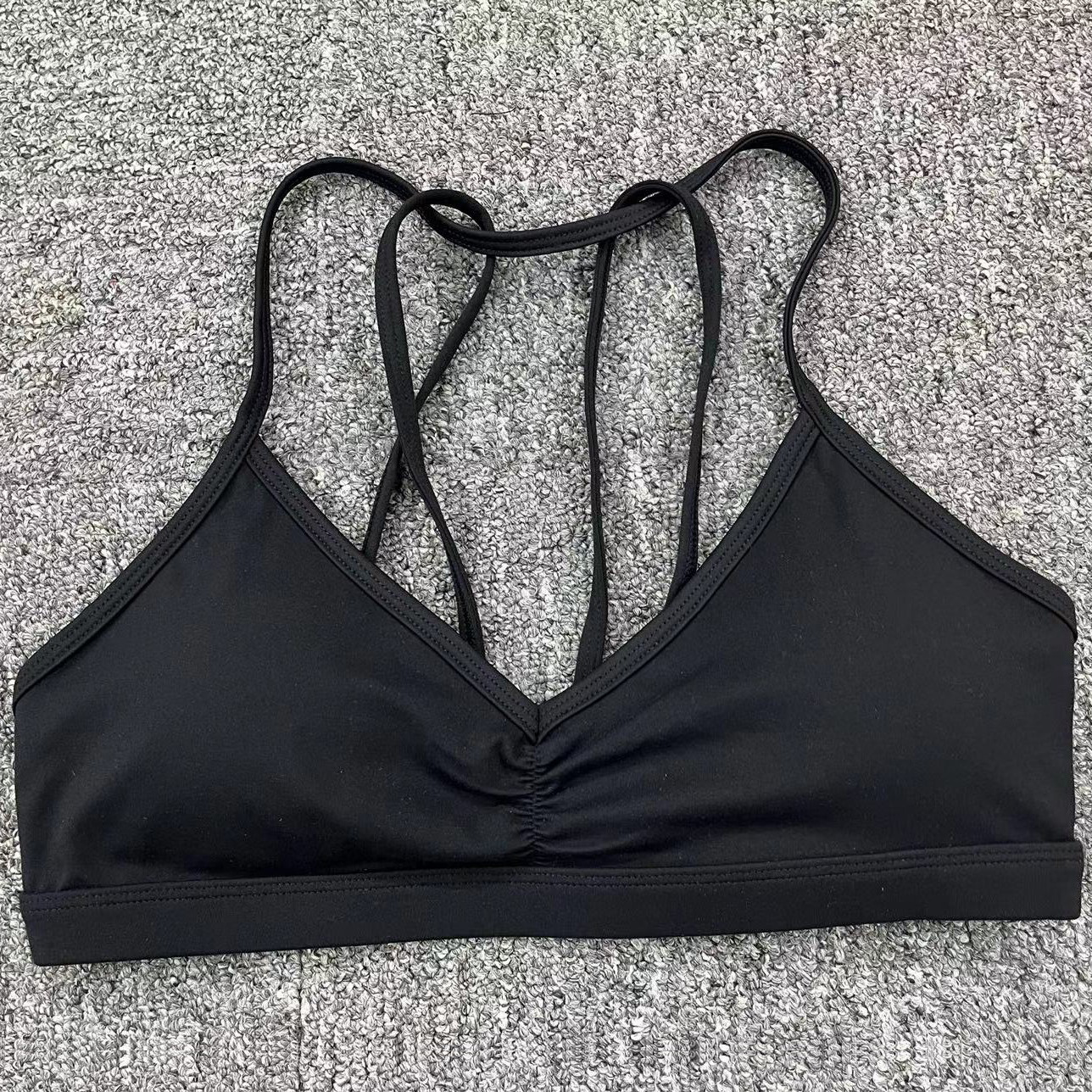 59g Weight Sleeveless Sleeve Length Nylon Fabric Type Short Top Length Halter Crisscross Tank Tops Type Gym, Yoga Occasion Halter Neck Neckline Solid Color Pattern Sports Style Sports Solid Color Nylon Halter Neck Active Tops Halter Crisscross Tank 21