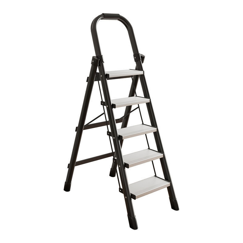 escalera doméstica escalera plegable escalera de escalera interior escalera antideslizante multifuncional escalera de aleación de aluminio gruesa