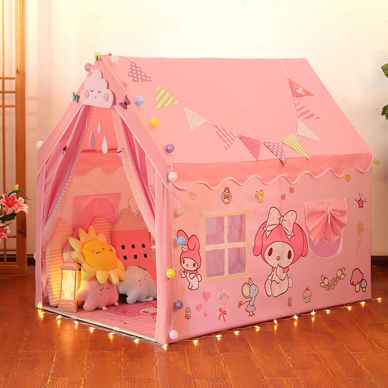Indoor Children's Tent Melody Extended Version for Girls, Kids' Toy Playhouse, Baby Princess Castle