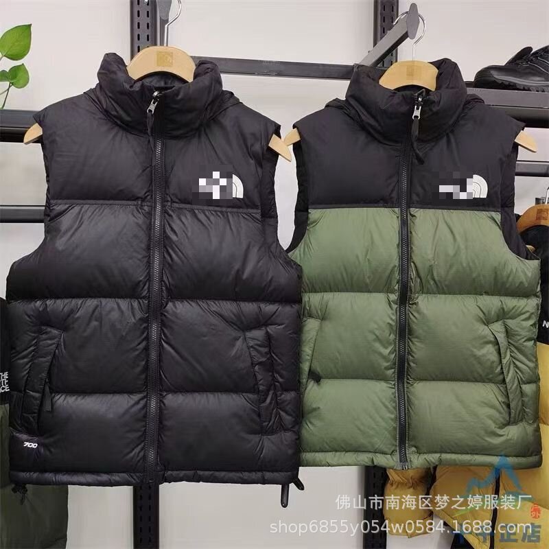 American Version Classic 1996 down Vest Puffer Jacket 700 Vest Sleeveless Jacket for Men and Women Couples Warm Men's Coat