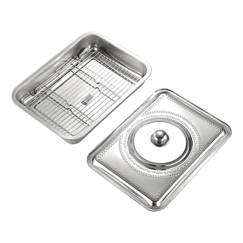 Rectangular extra large big cover stainless steel for commercial use