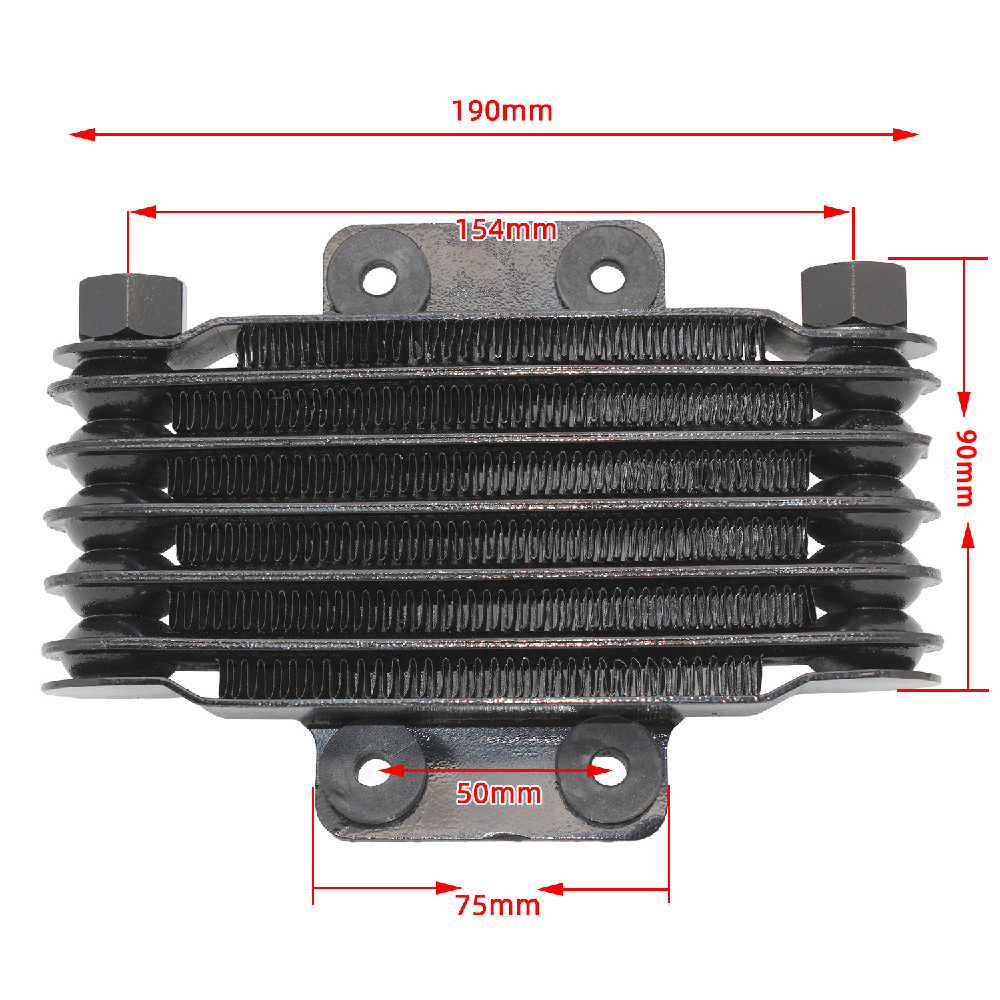Motorcycle Modified Oil Cooler Suitable for 125Cc-250Cc Off-Road Motorcycle Modified Oil Cooler