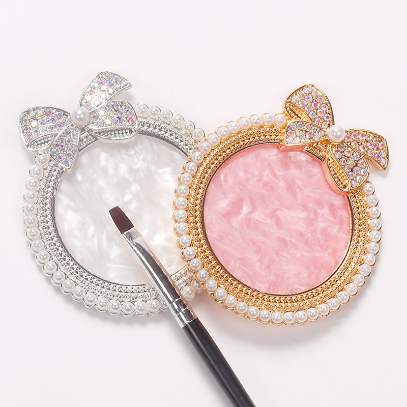 Nueva paleta de manicura de estilo japonés gran arco perla diamante tablero de exhibición de uñas salón de uñas paleta especial