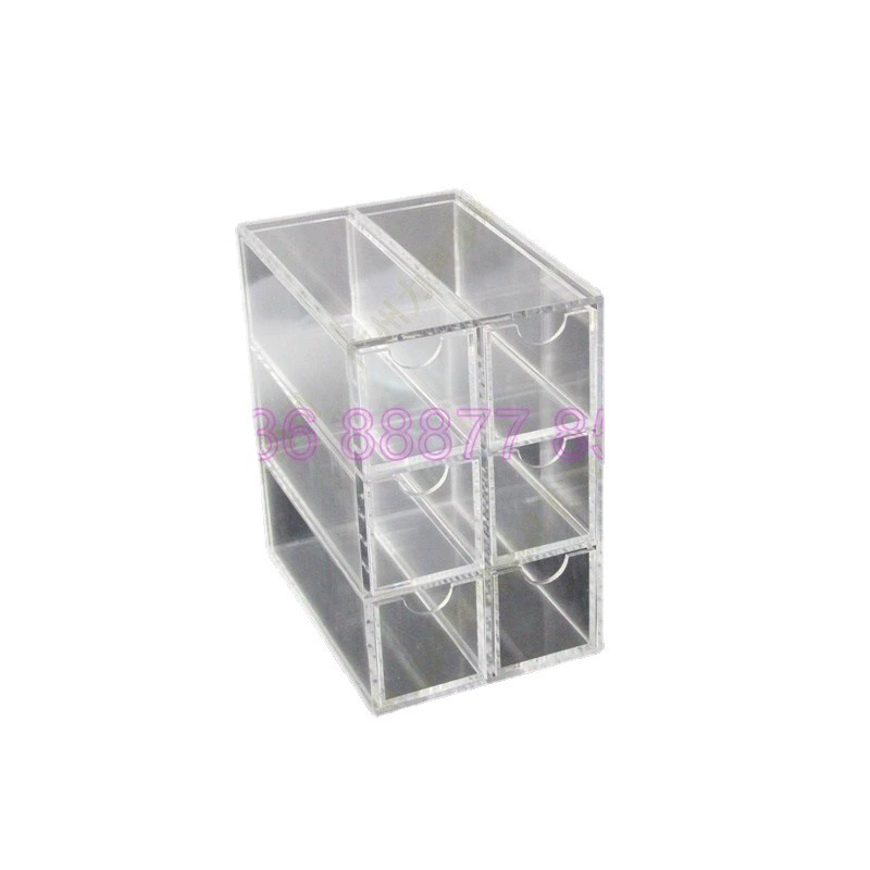 Acrylic transparent storage box for boxes, storage system