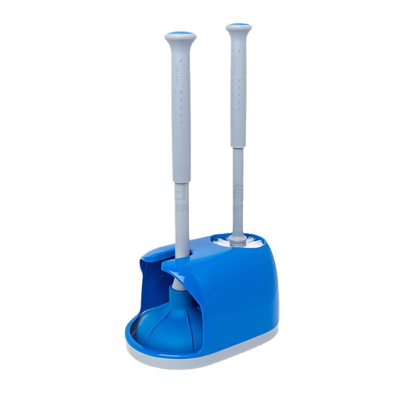cepillo de inodoro de plástico conjunto de succión de inodoro con base de asiento cepillo de inodoro dragar combinado cepillo de limpieza de inodoro image 6
