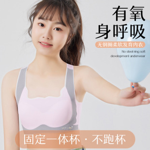 Girls' Underwear Junior High School Students Senior High School Girls Middle School Students 12-16 Years Old Developmental Small Vest Big Children Girls' Bra