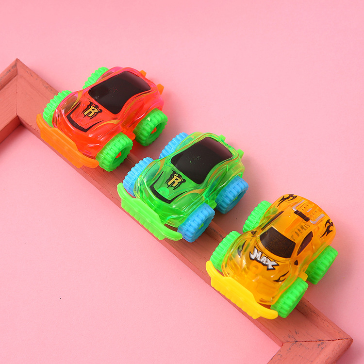 Los niños lanzador catapulta coche deslizante coche de juguete kindergarten competitivo coche de juguete pequeño regalo al por mayor