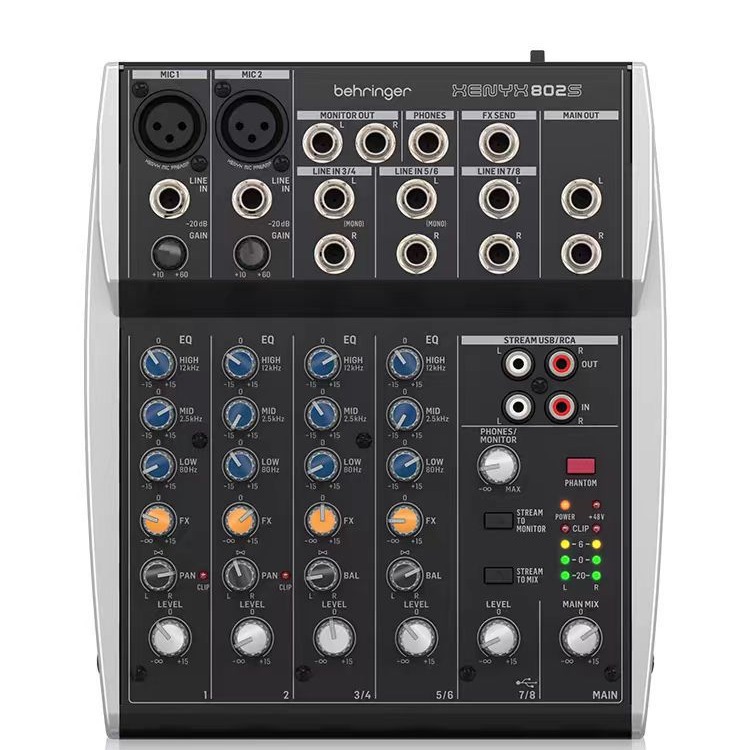 behringer 百灵达 XENYX802S  直播K歌小型专业调音台