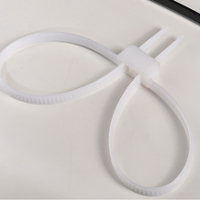 尼龍扎帶雙頭捆綁帶全新原料發貨迅速雙扣捆綁扎帶廠家直供