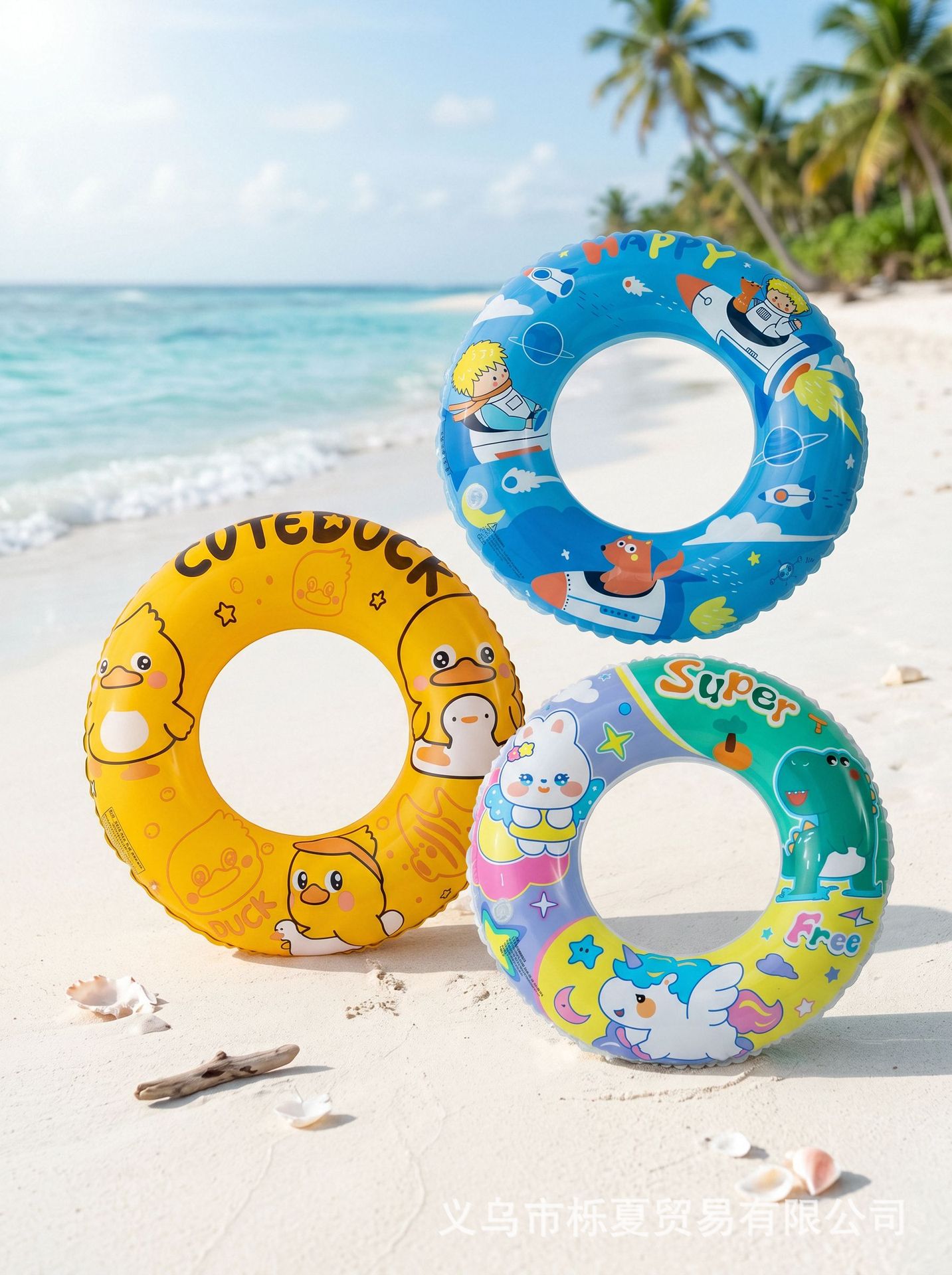 Fabricantes al por mayor anillo de natación infantil sandía anillo de salvavidas inflables espesado una sola capa doble airbag axilar anillo de natación adulto image 5