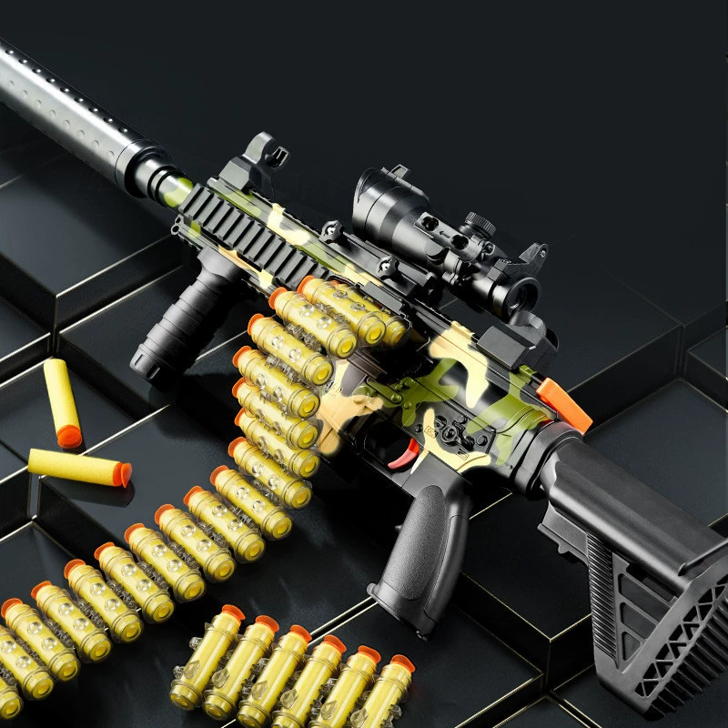 Мягкая пуля-игрушечное оружие для детей, мальчиков, M416, электрическая непрерывная стрельба, stall ночного рынка, кросс-бордер, горячие продажи