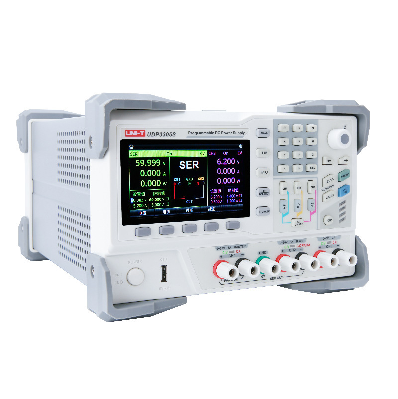 优利德UDP3305S-E可编程线性直流电源-4.3寸大屏/多接口