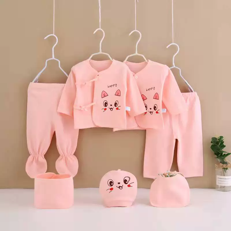 Plastic children's set for new born, sweater, combed cotton