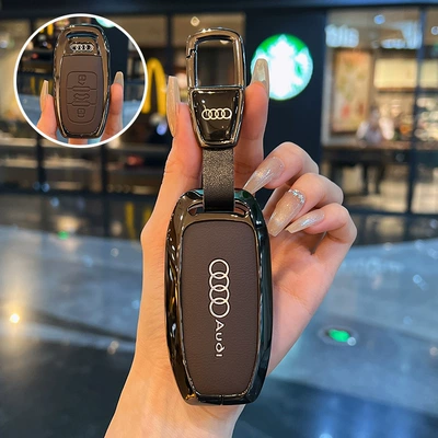 Q3Q5 Bag Q2 Buckle Q6 Shell — Static Rod/Key Bag - type-d-brown-car-logo-buckle