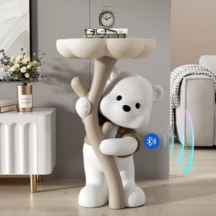 Creative Bear Floor-Standing Ornaments Living Room Sofa Bedroom Bedside Coffee Table Side Table Decoration Storage Home Housewarming Gift
