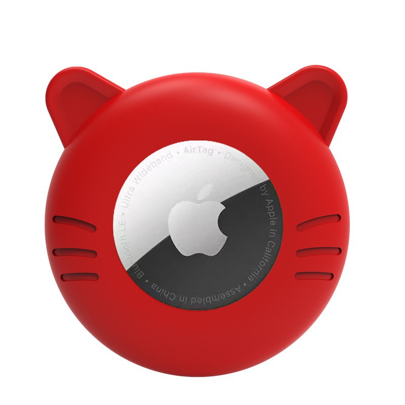 Funda protectora airtag aplicable Nuevo producto Funda protectora para rastreador de mascotas Collar para gatos con campana Funda protectora airtag