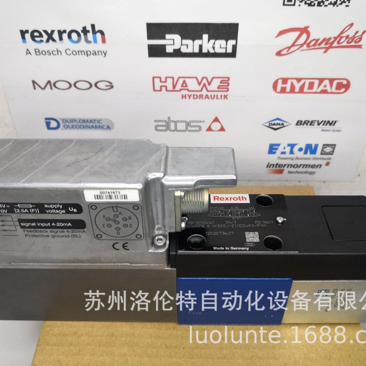 R900953884  4WRZ 10 W8-85-7X/6EG24N9K4/D3V 比例阀