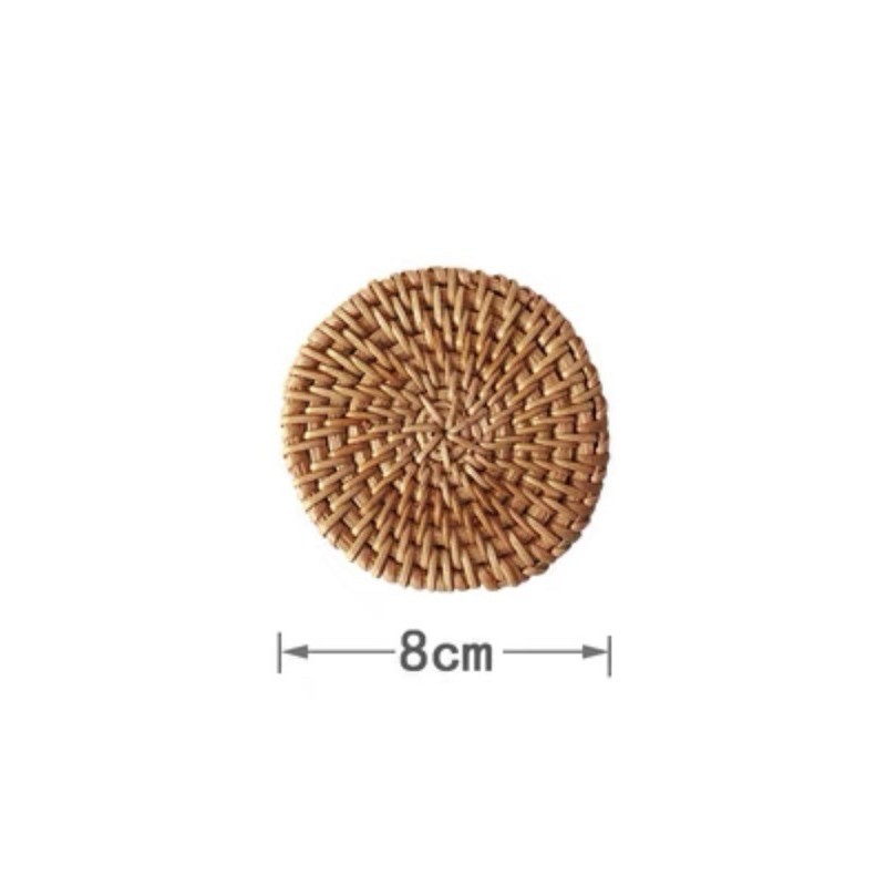 싱글 피스 라운드 코스터 8cm