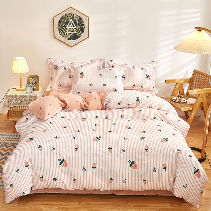Directly Supplied By The Manufacturer, All-cotton Four-piece Set, Pure Cotton Fabric, Soft And Skin-friendly, Suitable_voghion.com