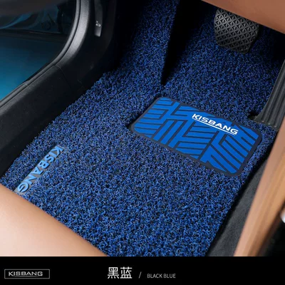 seat mat, specialized for the vehicle — Universal Foot Pad - drivers-seat-pure-enjoyment-series-black-and-blue