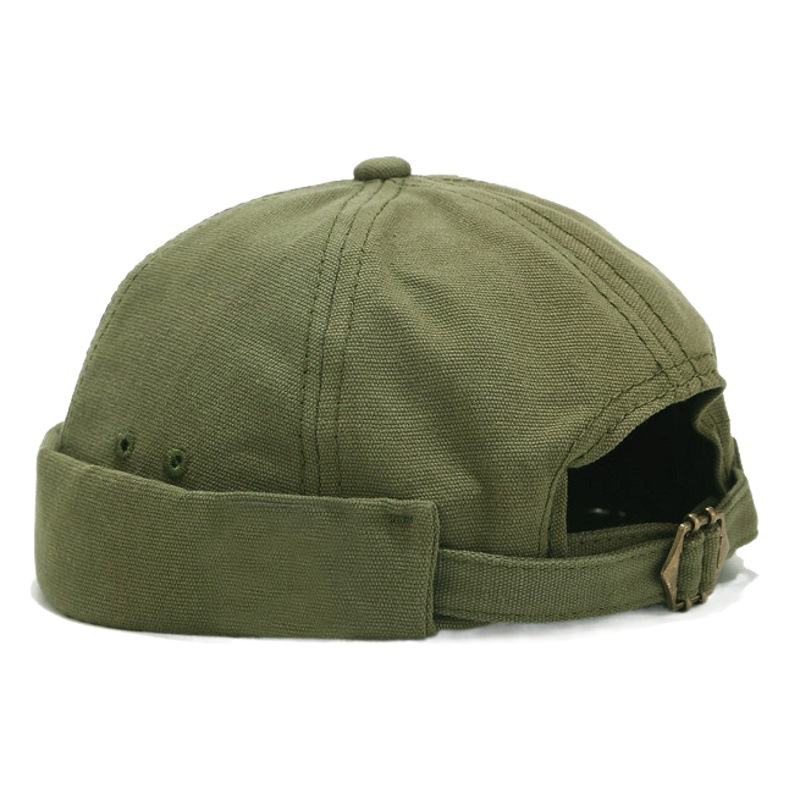 Sombrero de estilo británico de las mujeres Otoño e invierno retro sombrero de melón sin ala Estilo coreano tablero ligero del todo fósforo Sombrero principal sombrero de los hombres sombrero yuppie de marinero