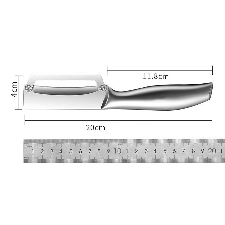 Nuevo cuchillo de acero inoxidable para cortar la piel de caña de azúcar, cuchillo de corte especial de cocina, cuchillo de corte de calabaza comercial, cuchillo de corte de calabaza