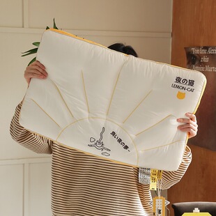 Light Luxury Hotel Sleeping Pillow Single Household Pure Cotton Pillow Core Super Soft Breathable Imported Padded Simple Pillow