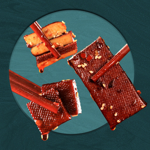 Longevity Family Loose Paste Dried Bean Strips, Spicy Dried Tofu, Dried Bean Curd, Black Dried Bean Curd, Spicy Small Packaging Snacks, Pingjiang Dried Bean Curd