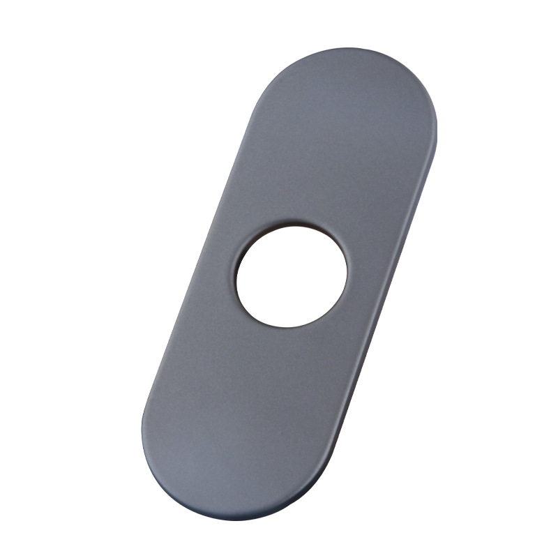 Suministro directo de fábrica 304 acero inoxidable cepillado grifo de la cocina 10 pulgadas placa decorativa baño base 6 pulgadas cubierta