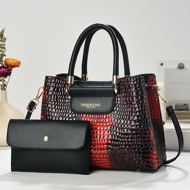 2025 nuevo patrón de piedra bolso de mujer bolso de dos piezas bolso de mujer bolso de hombro bolso de mano image 3