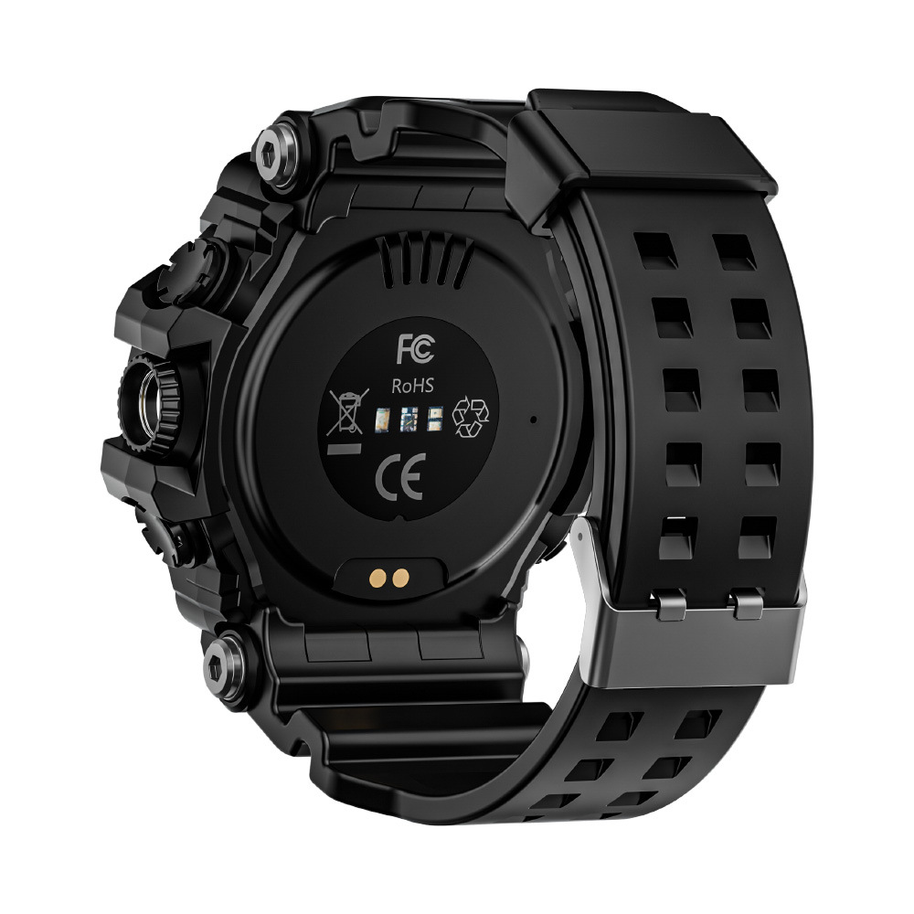 Reloj Inteligente Deportivo para Exteriores LOKMAT ATTACKGT con Triple Protección, Brújula, Linterna, Monitoreo de Salud y Atracción Magnética