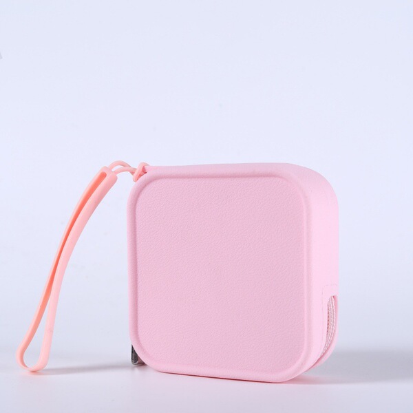 Handheld solid color cosmetic bag for traveling