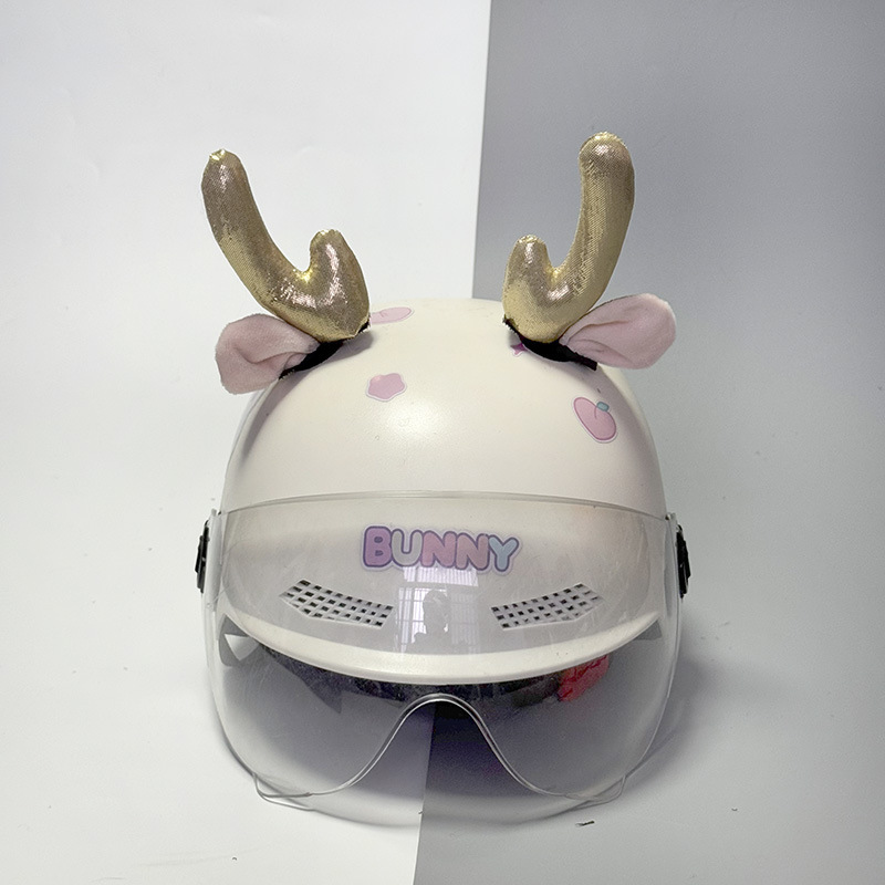 Motorcycle Helmet Horns Dragon Ears Accessories Retro Helmet Cat Bear Deer