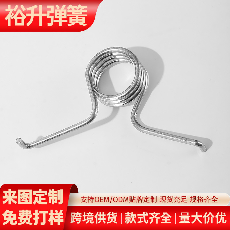 跨境厂家304不锈钢扭力按件弹簧高弹性拉簧异形弹簧来图来样批发