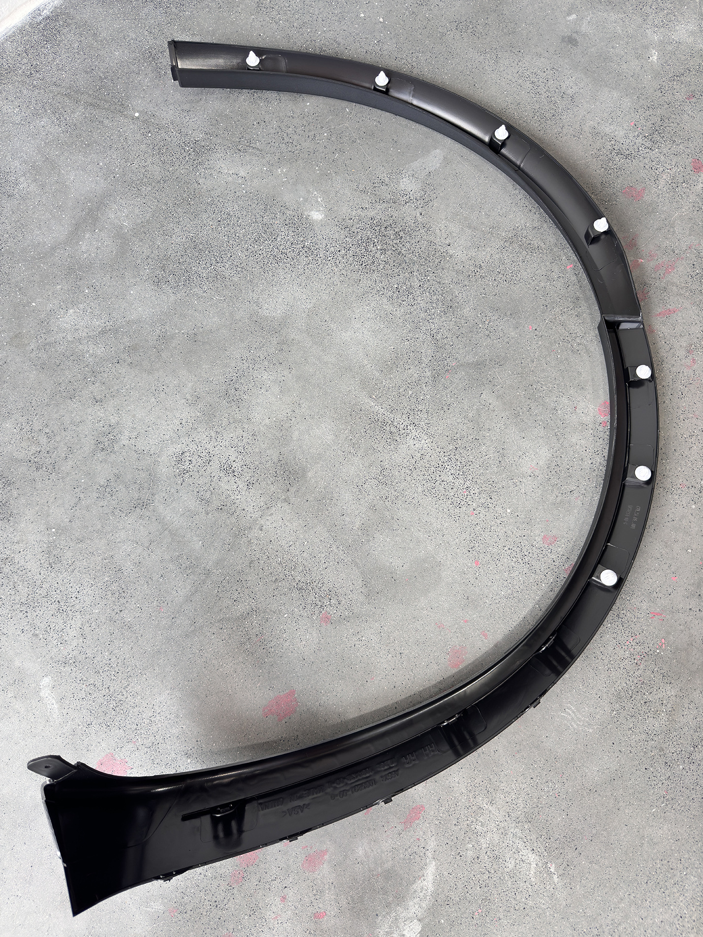 Suitable for Tesla Model X: front and rear wheel arch trim, left and right wheel fender protectors, and mudguard decorative strips