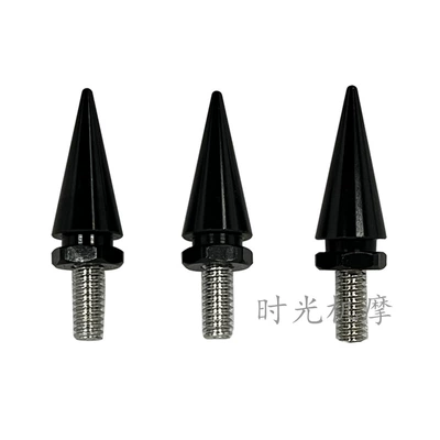 Harley Glider Windshield Strip Screw Road Double Light Boulevard Street CVO Glider Windshield Fixed Decorative Screw (Motorcycle front windshield) - 93-13-black-single-light-gliding