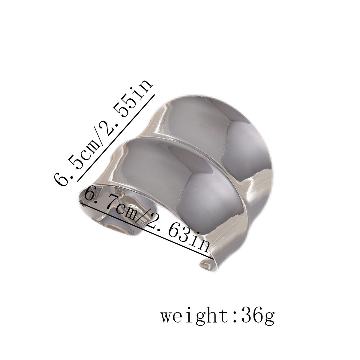 Estilo Vintage Estilo Clásico Irregular Color Sólido Metal Brazaletes Venta Al Por Mayor display picture 1