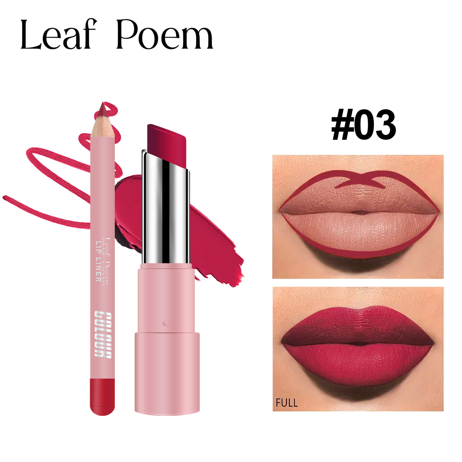 Suministro transfronterizo de Europa y América mat lipstick un conjunto completo de dos en uno de color desnudo frijol velvet lápiz de lápiz labial set lipstick