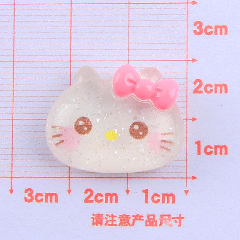 Nueva historieta permeable al hielo chica Super linda chica perro resina accesorios al por mayor DIY crema pegamento refrigerador pegatinas