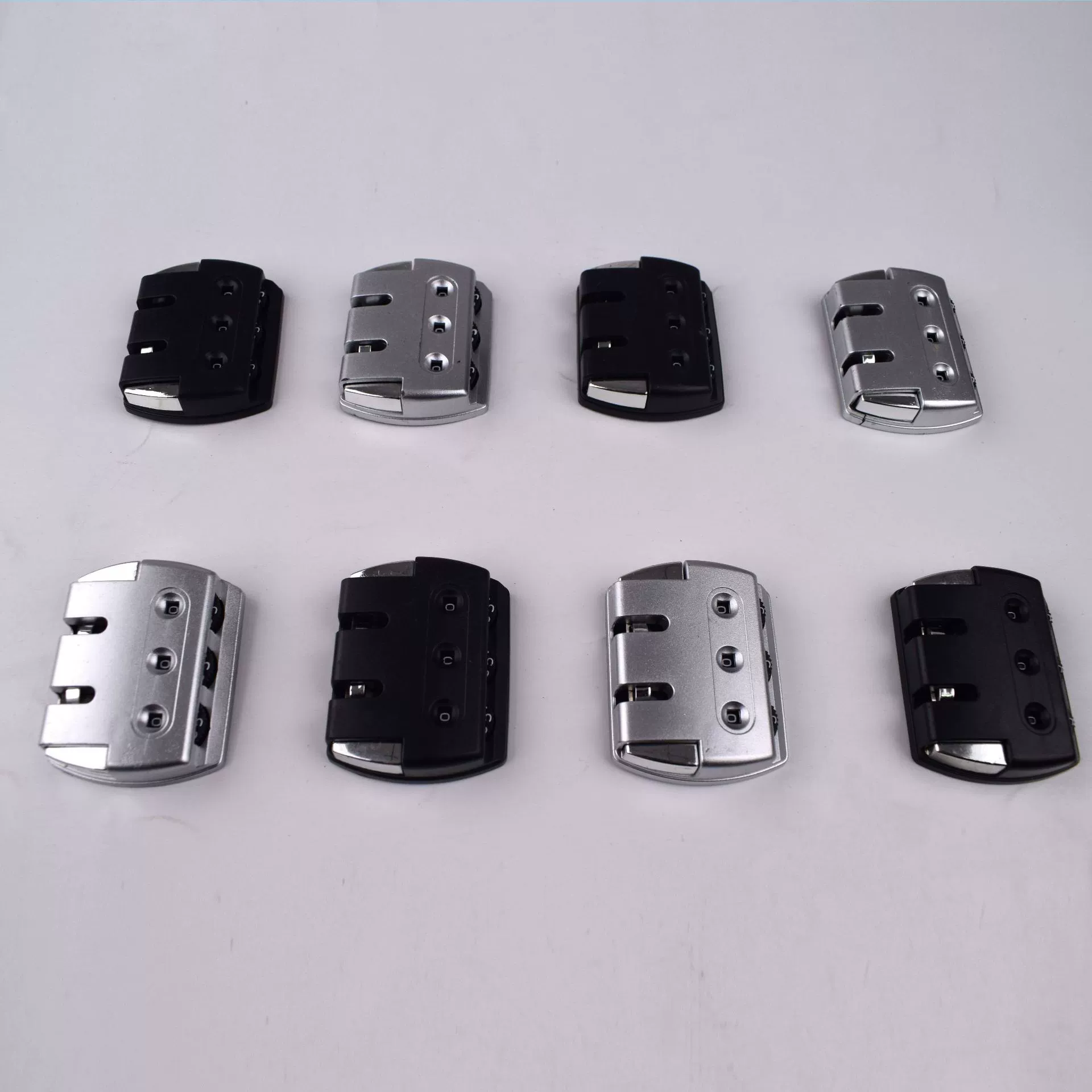 Export-only luggage lock fixed lock accessory password lock ABS plastic three-digit password lock dual-opening fixed lock