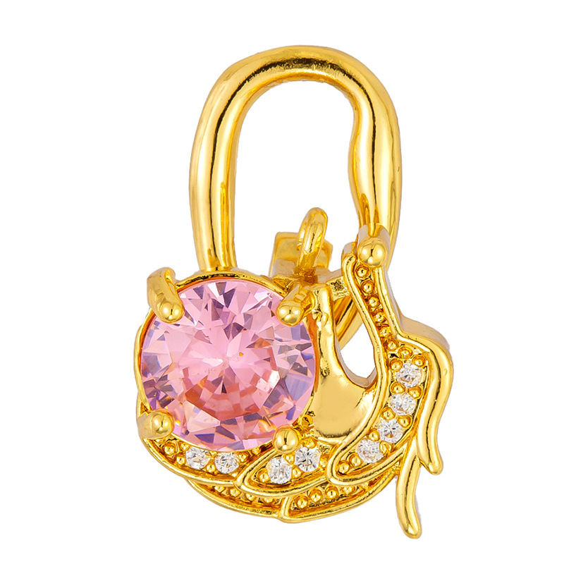 Douyin Venta caliente Colgante de microincrustaciones de cobre chapado al por mayor Cientos de colgantes de cobre opcionales a su gusto, fábrica de origen al por mayor sin cadena