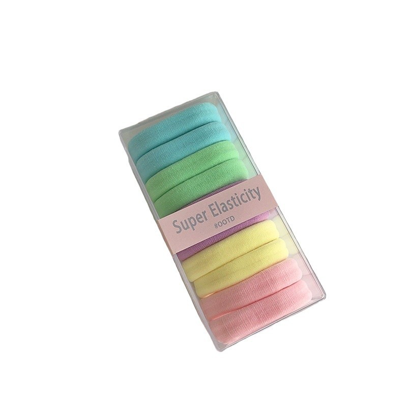 Audaz pelo cuerda pelo anillo pelo adornos sin costuras maotail cabeza cuerda simple no duele alta banda de goma de color elástico