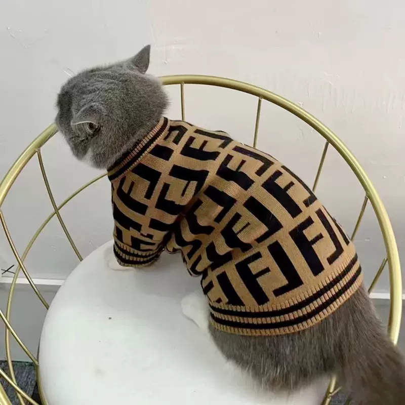 工厂货源宠物套头毛衣狗狗法斗雪纳瑞比熊博美猫咪秋冬款欧美风格
