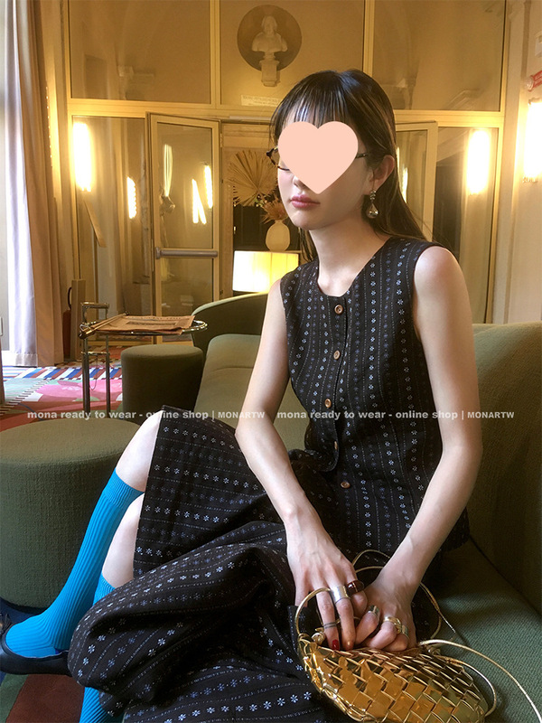 【7.23日 早10点上新 抢先加购】MONA 马甲西装外套 中腰半裙套装|undefined