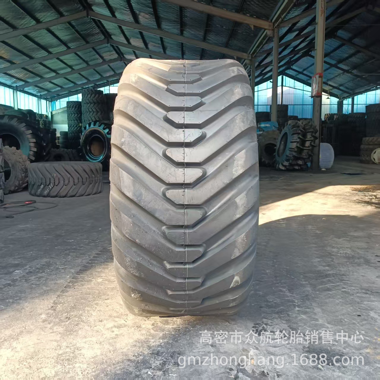 现货供应 农用打捆机轮胎 500/60-22.5 550/45-22.5 林业宽基轮胎