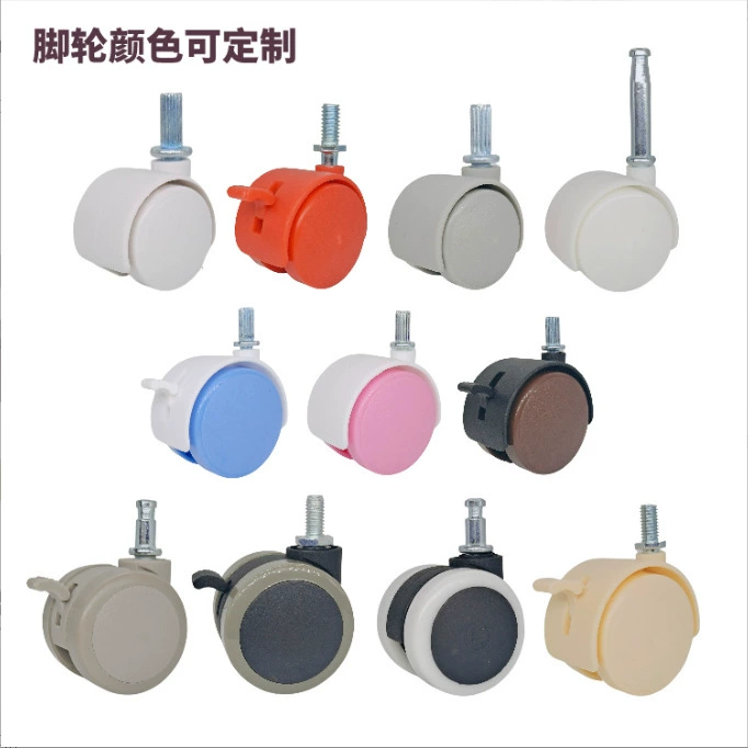 Пластиковые универсальный колесо домашний ролик пластиковая рама колесо мусорное ведро колес цвет различных опциональных