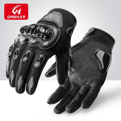 Motorcycle Safety Supplies – Thin - gray-ice-feel-breathable-touch-screen-anti-fall-m