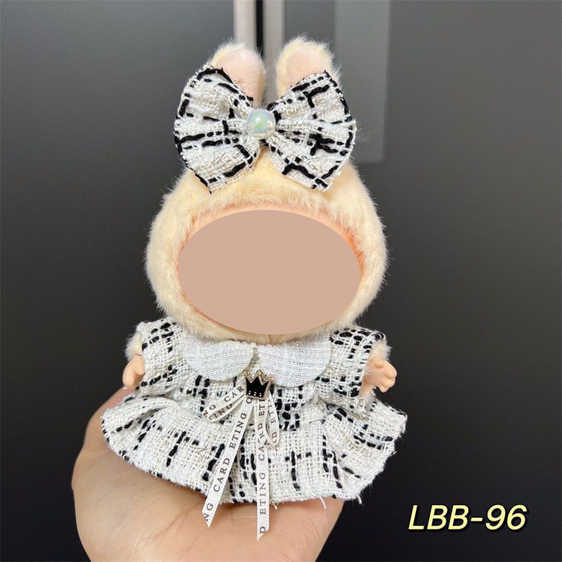 卸売ラブブ labubu ベビー服 17 センチメートルペンダント第一世代と第二世代のビニールぬいぐるみ着替え服セット装飾|undefined